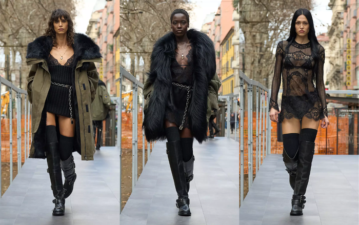 Sự bùng nổ của chất liệu shearling và những cô nàng chất lừ tại Milan Ảnh 3