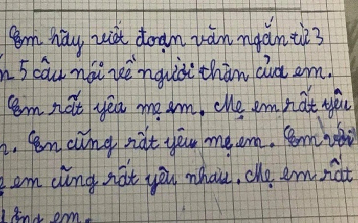 Bài văn tả người thân bị lạc đề nhưng ai đọc xong cũng thấy 'lụi tim' Ảnh 2