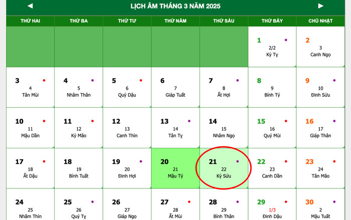 Lịch âm hôm nay 21/03/2025: Hợp chuyển việc, ký kết hợp đồng Ảnh 2