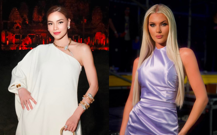 Màn catwalk 'đụng độ': Hồ Ngọc Hà áp đảo cả đương kim Hoa hậu Hoàn vũ Ảnh 2