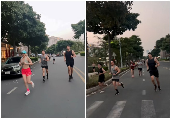 Trấn Thành để lộ thân hình phì nhiêu qua clip của Kỳ Duyên. (Ảnh TikTok nhân vật)