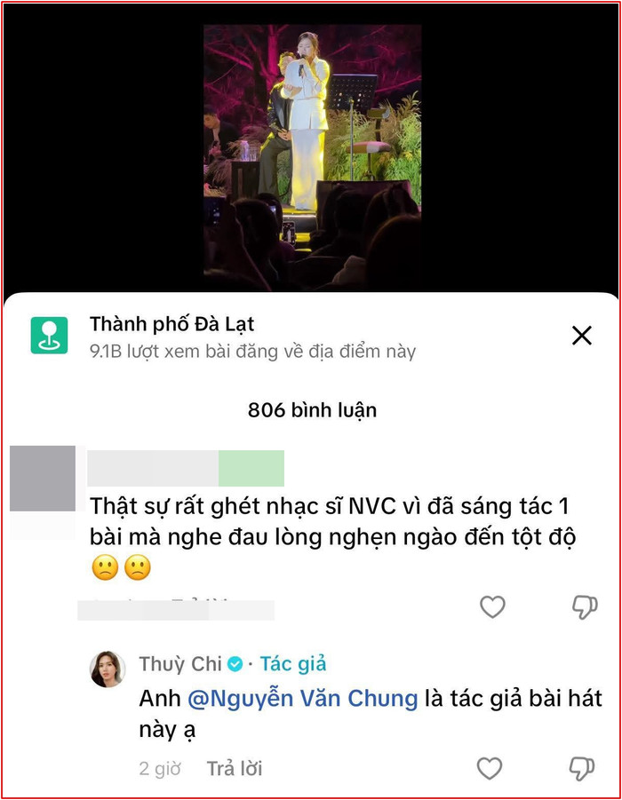 Một khán giả công khai nhận xét: 'Thật sự rất ghét nhạc sĩ Nguyễn Văn Chung' Ảnh 1