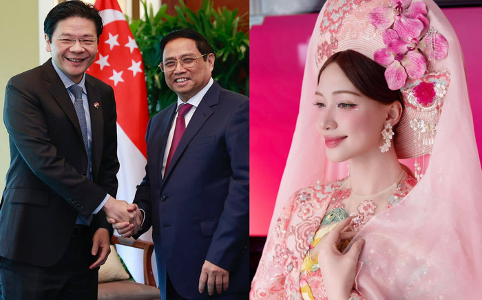Góc tự hào: Thủ tướng Singapore dùng nhạc 'Bắc Bling' của Hòa Minzy, Hoàng Thùy Linh cũng 'có mặt'! Ảnh 2