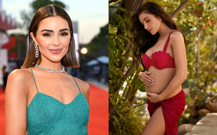 Cựu Hoa hậu Hoàn vũ tự tin làm mẫu bikini khi mang thai con đầu lòng Ảnh 2