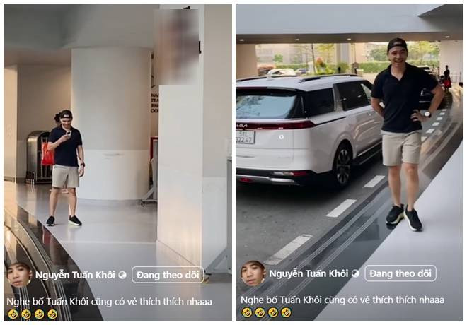 Chồng H'Hen Niê viết: 'Nghe bố Tuấn Khôi cũng có vẻ thích thích nha'. (Ảnh FBNV)