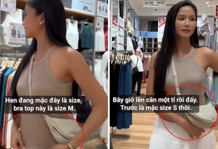 Showbiz 24h: H'Hen Niê để lộ vòng 2 lùm lùm, tiết lộ đã tăng cân. Ảnh: TikTok nhân vật