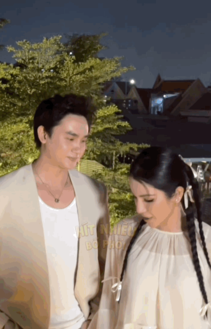 Showbiz 24h: Khoảnh khắc thân mật của Diệp Lâm Anh với bạn trai kém 11 tuổi - người mẫu Phạm Kiên. Ảnh: Chụp màn hình TikTok Hít Nhiều Bổ Phổi