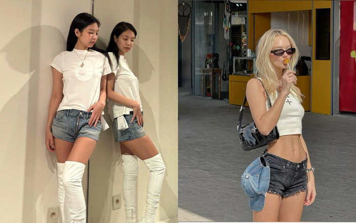 Quần short bò trở lại 'đường đua' thời trang mùa hè 2025 Ảnh 1