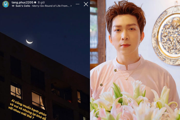 Dòng trang thái mới nhất của Tăng Phúc giữa lùm xùm. (Ảnh: FBNV)