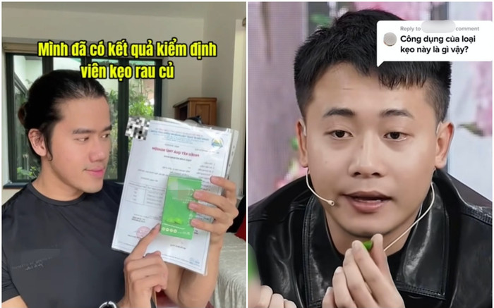 Một TikToker kiểm nghiệm sản phẩm kẹo rau mà Quang Linh Vlogs quảng cáo, kết quả cực bất ngờ Ảnh 2
