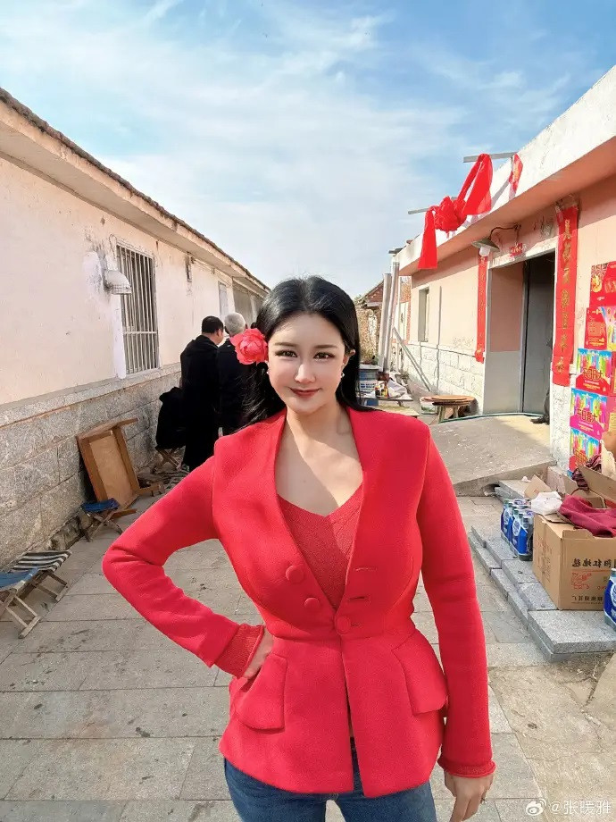 Trương Noãn Nhã tổ chức đám cưới giản dị ở nông thôn. (Ảnh Sohu)