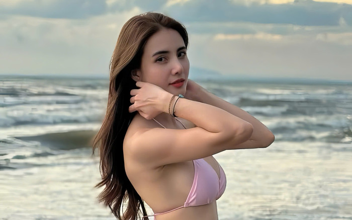 Đẳng cấp của em gái Công Vinh Ảnh 2