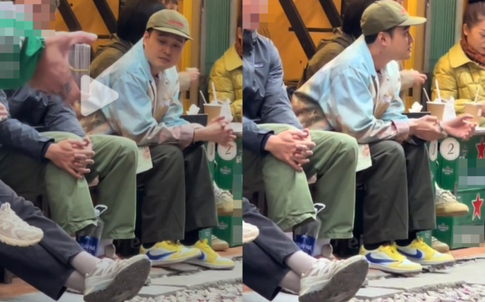 Nam ca sĩ Việt nổi tiếng một thời bị bắt gặp ngồi uống nước bên đường, nhan sắc gây bàn tán Ảnh 2