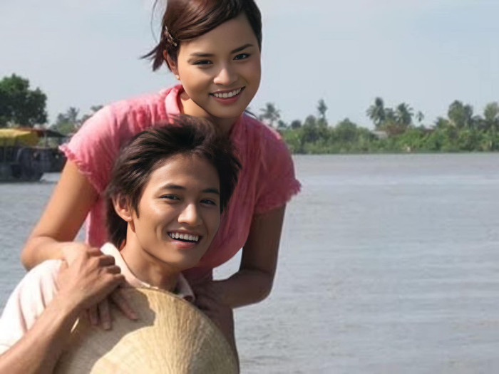 Quý Bình và Vũ Thu Phương từng đóng chung trong phim truyền hình cách đây 17 năm. (Ảnh FBNV)