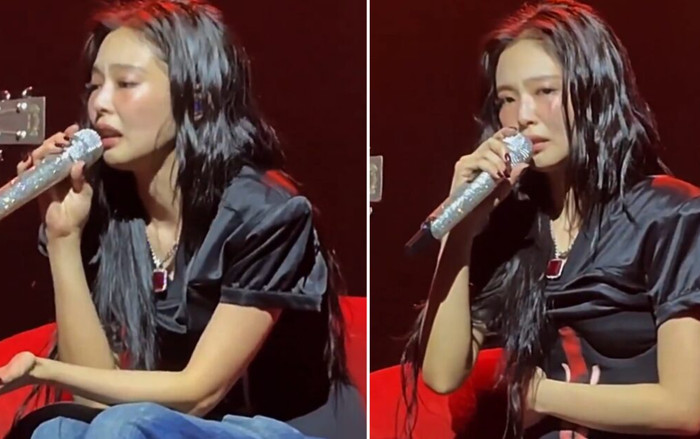 Jennie (BLACKPINK) bật khóc trên sân khấu Ảnh 2