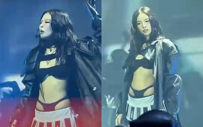 Nữ ca sĩ đình đám gây tranh cãi vì mặc váy diễn phản cảm Ảnh 2