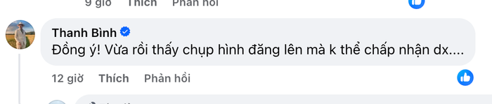 Chia sẻ của diễn viên Thanh Bình.