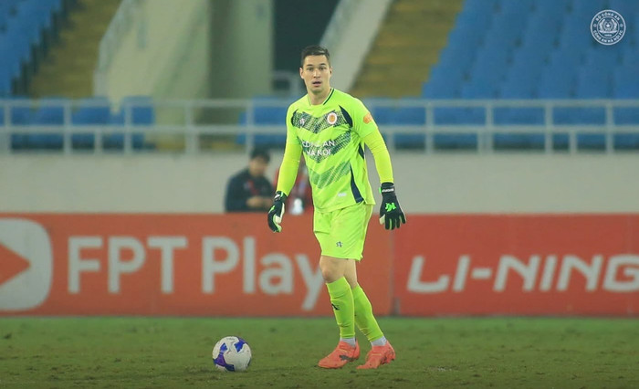 Tối nay, thủ môn Nguyễn Filip sẽ trở lại sau án phạt, và CLB CAHN có trận đấu quan trọng bậc nhất của mùa giải. Ảnh: CLB CAHN