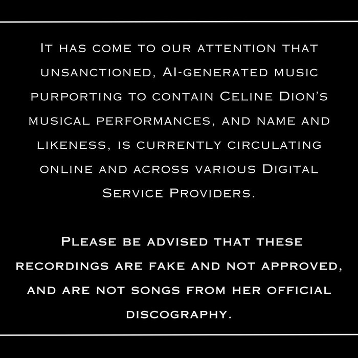 Nữ danh ca Celine Dion bị giả mạo Ảnh 1