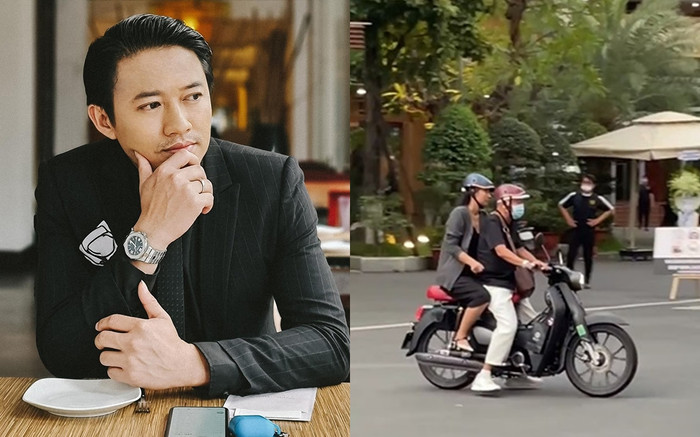 Khoảnh khắc gây chú ý của NSND Việt Anh và bạn gái khi đến viếng Quý Bình Ảnh 2