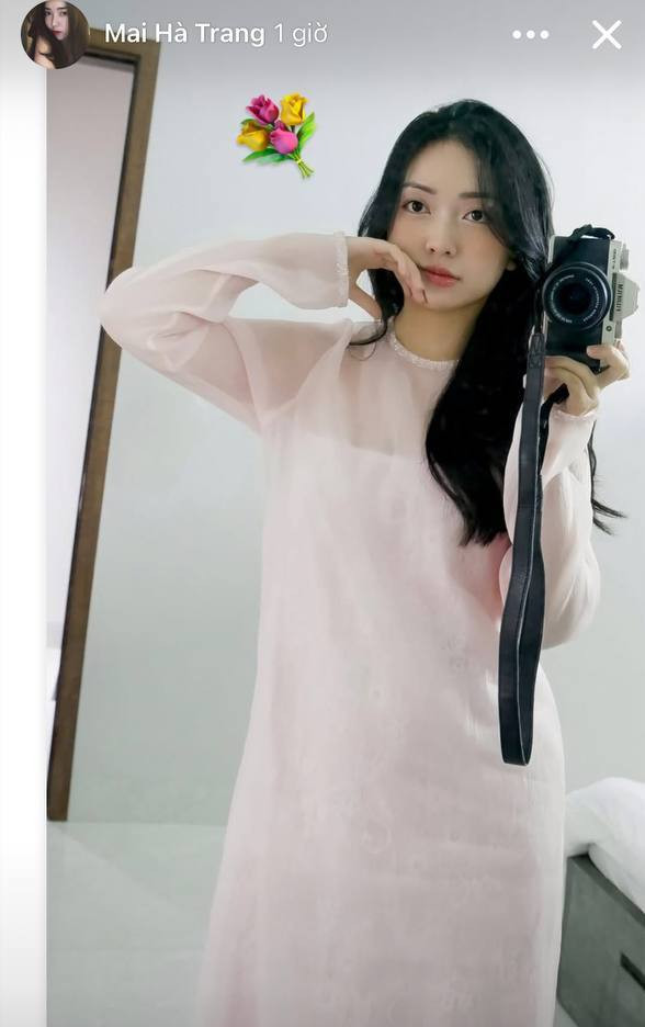 Nàng WAG Mai Hà Trang khoe nhan sắc ngọt ngào ngày quốc tế phụ nữ