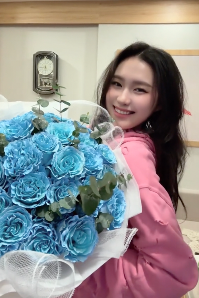 Doãn Hải My hạnh phúc ngập tràn với lời nhắn: 'Bố Lúa 10 điểm'.