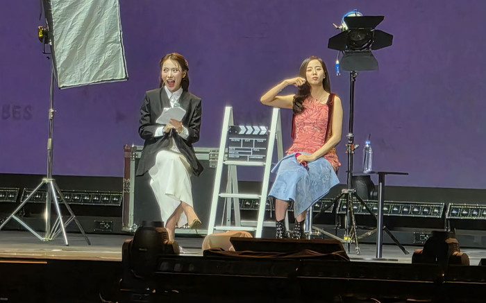 MC Khánh Vy bị chê kém duyên trong buổi fan meeting của Jisoo Ảnh 2