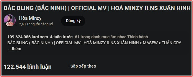 Hòa Minzy kiếm tiền tỷ nhờ MV Bắc Bling? Ảnh 2
