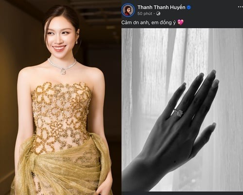MC Thanh Thanh Huyền không thua kém chị em, cùng khoe nhẫn cưới đầy ngọt ngào.