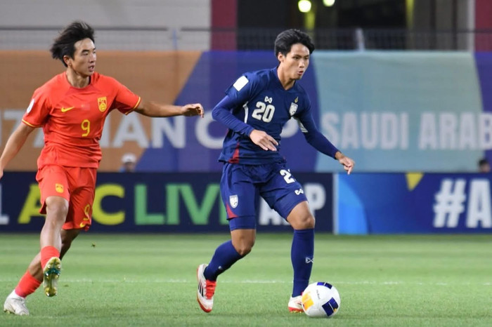 U17 Thái Lan thua Trung Quốc 0-2. Ảnh: FAT