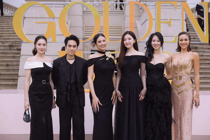 Hồng Diễm và Lương Thanh chung khung hình (Ảnh: Facebook Hồng Diễm).