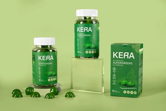 Sản phẩm kẹo rau củ Kera.