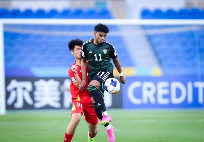 U17 Việt Nam chơi hay hơn nhưng UAE đã đi tiếp. Ảnh: AFC