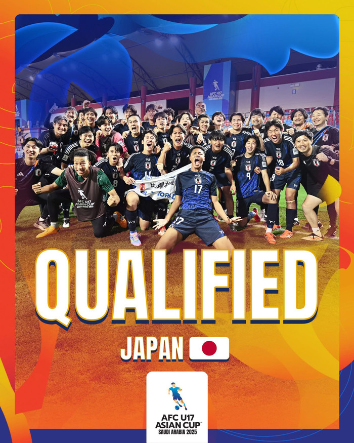 Nhật Bản đi tiếp dù thua U17 Úc 2-3. Ảnh: AFC