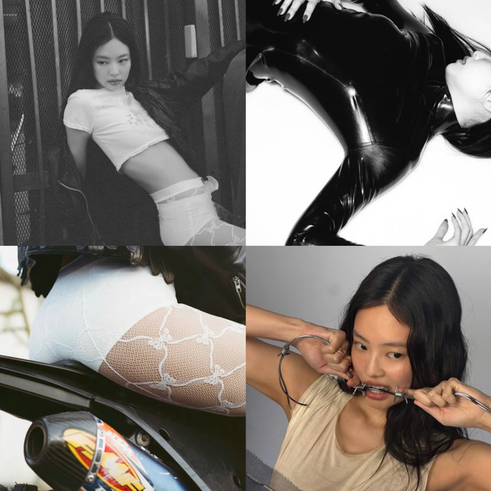 Bộ ảnh mới của Jennie với những góc chụp quá cận nhiều bộ phận của cơ thể gây cảm giác không thoải mái cho người xem. (Ảnh: Instagram nhân vật)