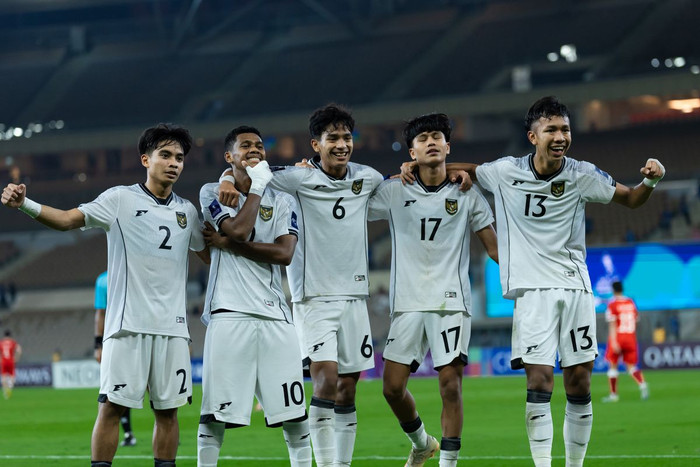 U17 Indonesia thắng cả ba trận vòng bảng. Ảnh: AFC