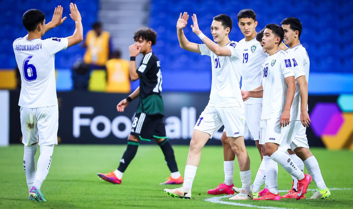 Uzbekistan hẹn Indonesia ở bán kết U17 châu Á 2025. Ảnh: AFC