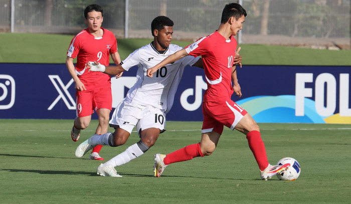 U17 Indonesia thua 0-6 là tỷ số điên rồ. Ảnh: AFC