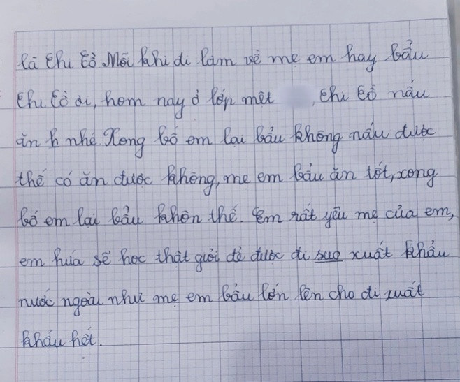Học trò lớp 3 viết bài văn tả lại màn chí choé của bố mẹ chân thật đến từng chi tiết Ảnh 3