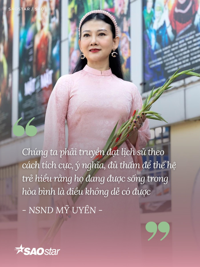 NSND Mỹ Uyên và hành trình 50 'mùa xuân': 'Tôi tự hào là người Việt Nam' Ảnh 6