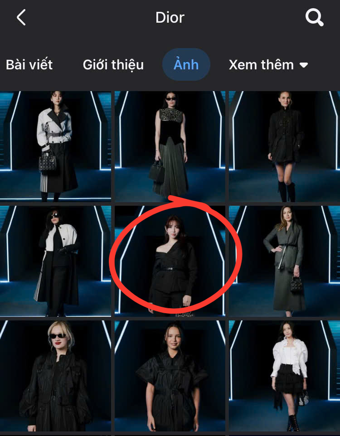 Nhà mốt của Pháp cho hiển thị lại ảnh của Hoa hậu Thùy Tiên sau 15 ngày ẩn đi. (Ảnh chụp màn hình)