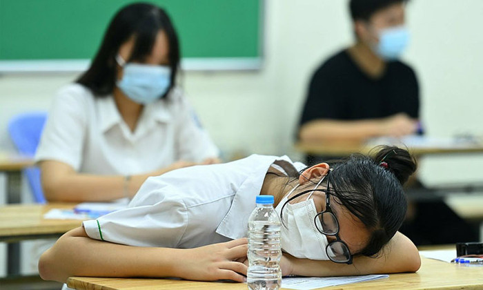 Thí sinh cần phải đảm bảo cho mình sức khoẻ tốt, tâm lý thoải mái trước khi bước vào kỳ thi.