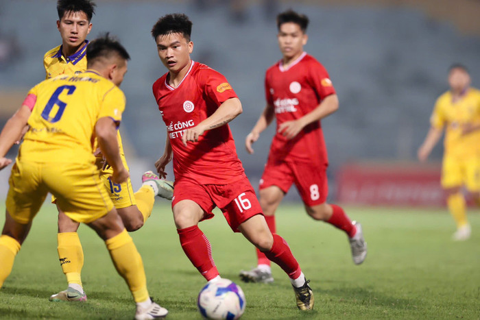 Viettel đánh bại SLNA 1-0. Ảnh: Viettel FC