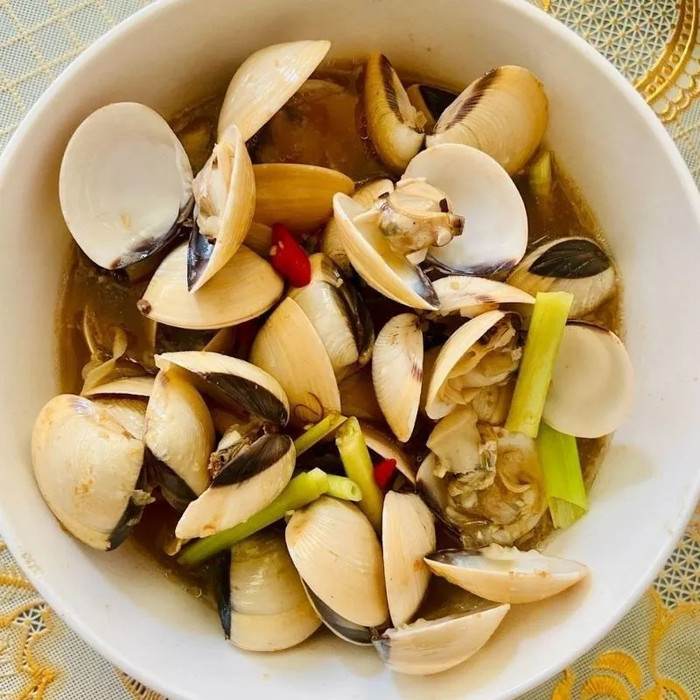 Nghêu là loại hải sản chứa nhiều chất dinh dưỡng, tốt cho sức khỏe. (Ảnh minh họa từ Internet)