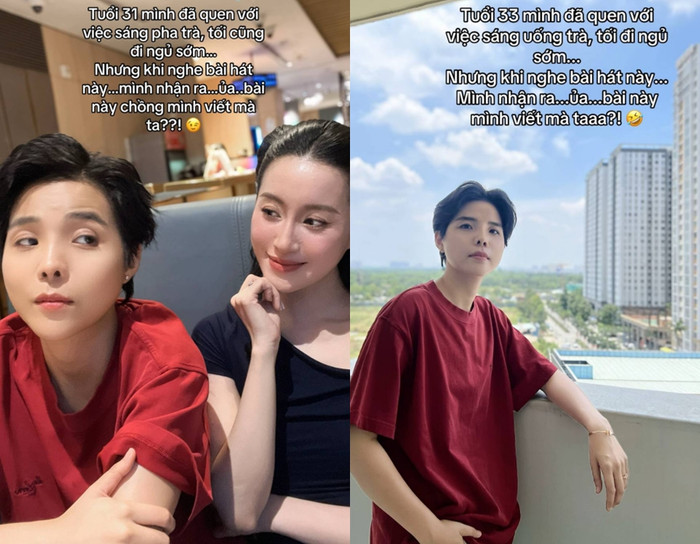 Những khoảnh khắc đời thường của Vũ Cát Tường và bạn đời được nhiều người quan tâm, yêu thích. (Ảnh chụp màn hình)
