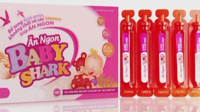 Sản phẩm ăn ngon BABY SHARK được xác định là hàng giả.