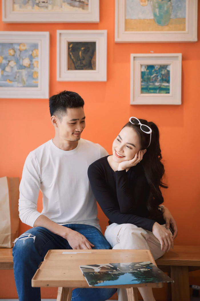 Đức Thắng là người đàn ông tâm lý, luôn yêu thương và chiều chuộng vợ con. Ảnh: FBNV