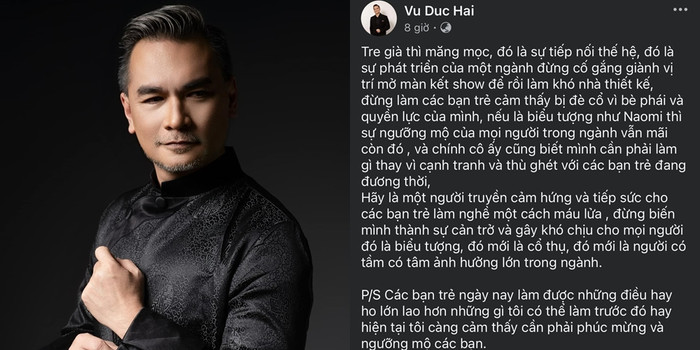 Nguyên văn bài viết gây chú ý của siêu mẫu Đức Hải.