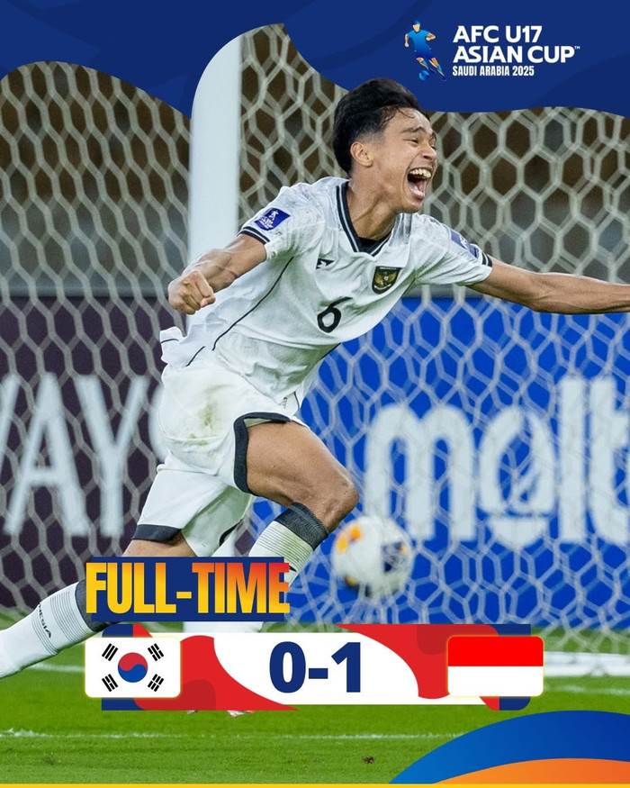 U17 Hàn Quốc bị chỉ trích vì thua Indonesia. Ảnh: AFC