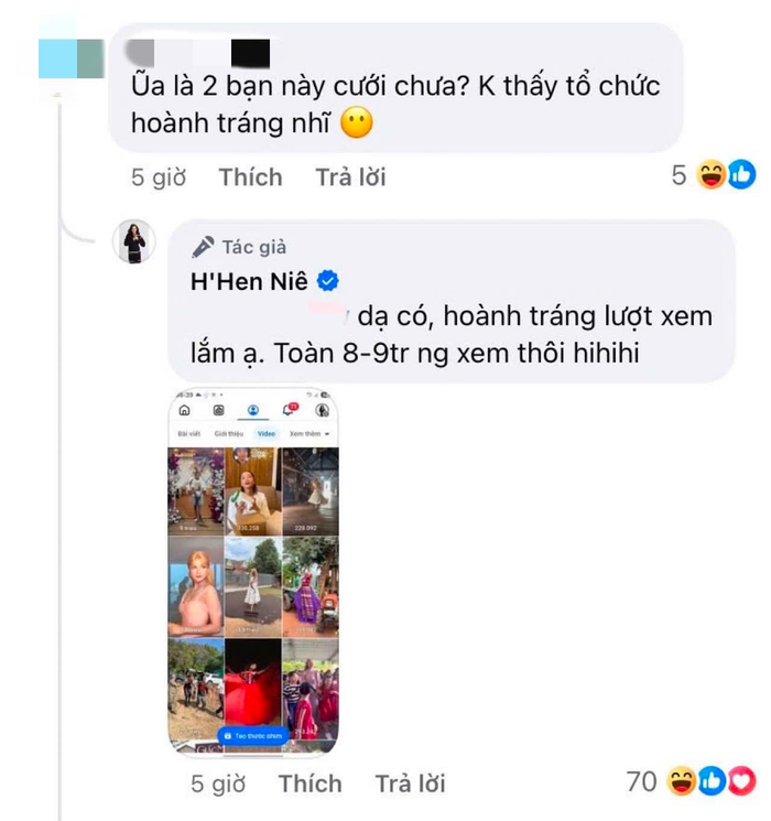 H'Hen Niê thể hiện sự tinh tế khi đón nhận lời nhận xét có phần kém duyên từ một khán giả. Ảnh: Chụp màn hình